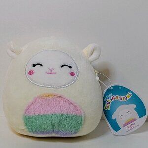 Sophie the Sheep 5 inches plushie white Squishmallow Easter Squad NWT